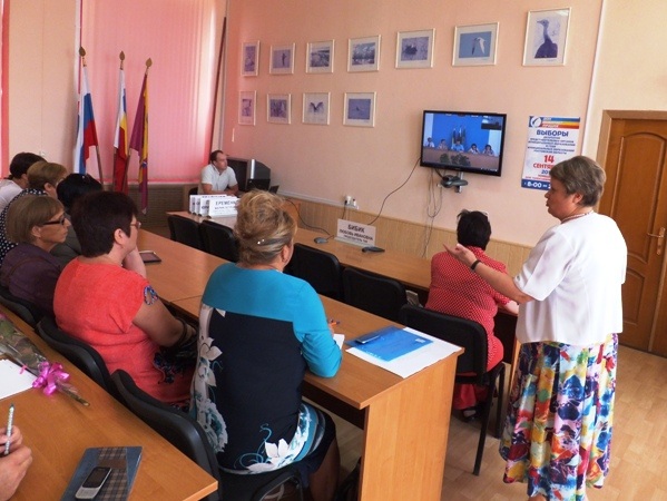 19 августа 2014 года прошел видео-семинар для членов участковых избирательных комиссий